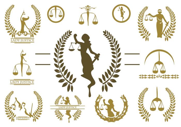 Lady Justice Logo Vector