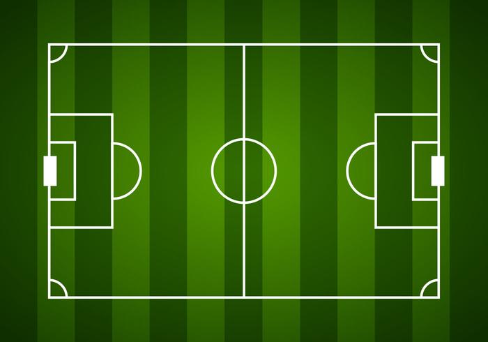 Campo de fútbol vector