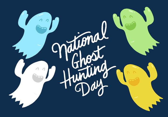 National Ghost Hunting Day vector