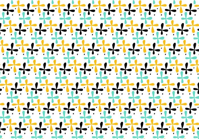 Retro repeating pattern vector