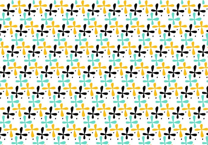 Retro repeating pattern vector