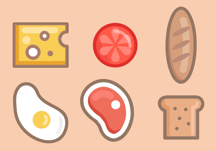 Free Breakfast Food Vector Free Breakfast Food Vector