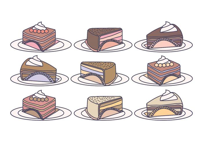 Vector Cake Slices