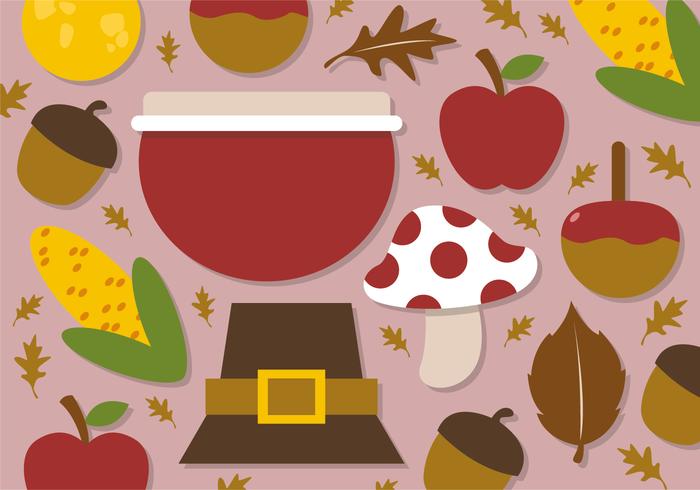 Free Flat Autumn Vector Elements