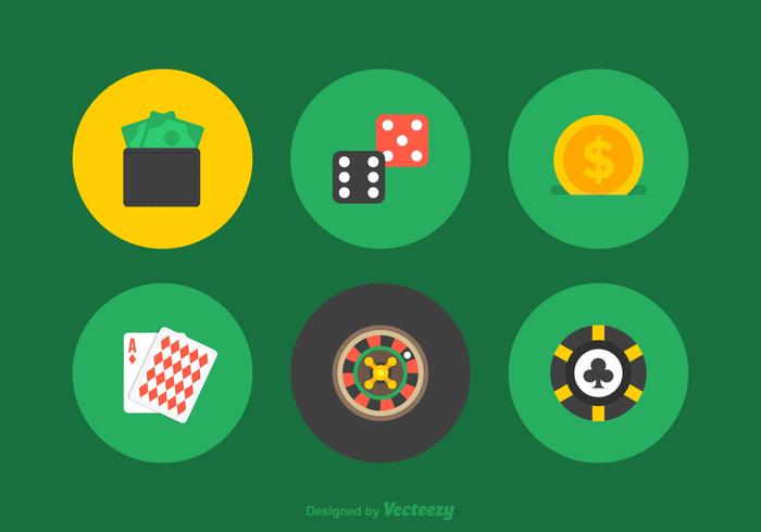 Free Gambling Vector Flat Icons