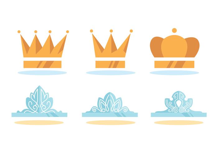 Pageant Crown Vector Set