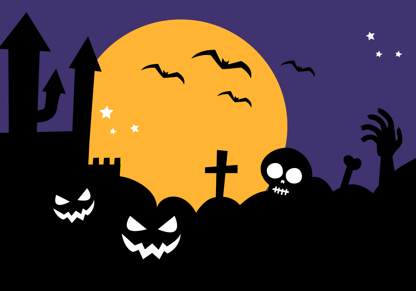 Free Halloween Background Vector - Download Free Vectors ...