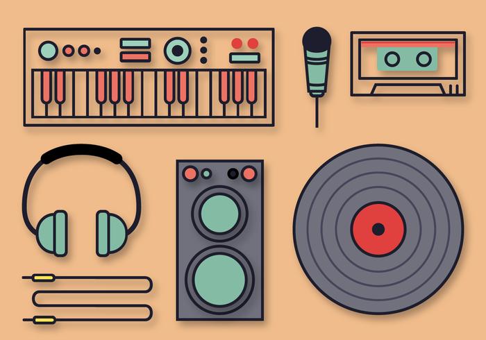 Musical DJ Vectors