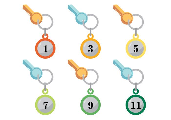 Key Holder Vector Set Key Holder Vector Set