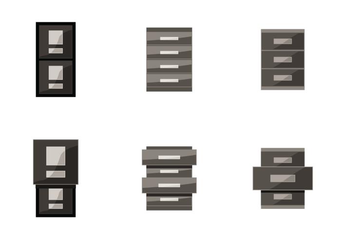 File Cabinet Vector