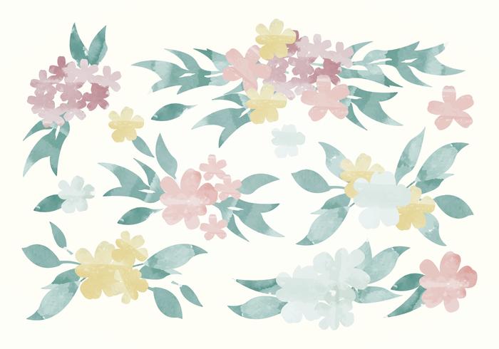Vector Floral Elements Vector Floral Elements