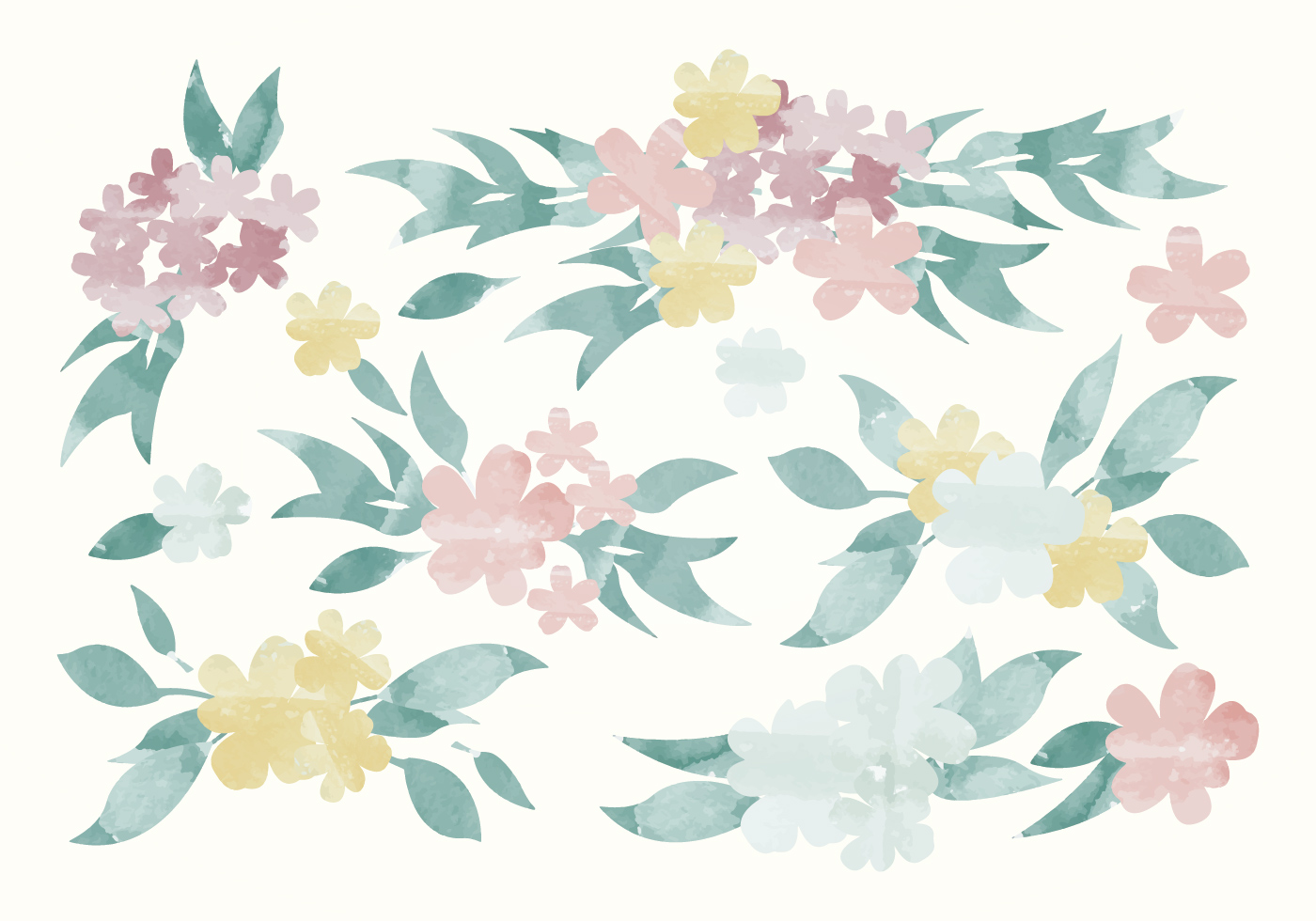 Download Vector Floral Elements - Download Free Vectors, Clipart ...