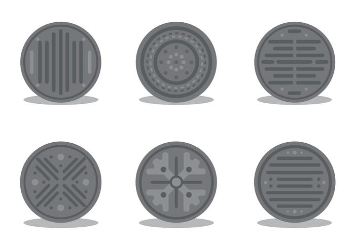 Manhole Vector Set Manhole Vector Set