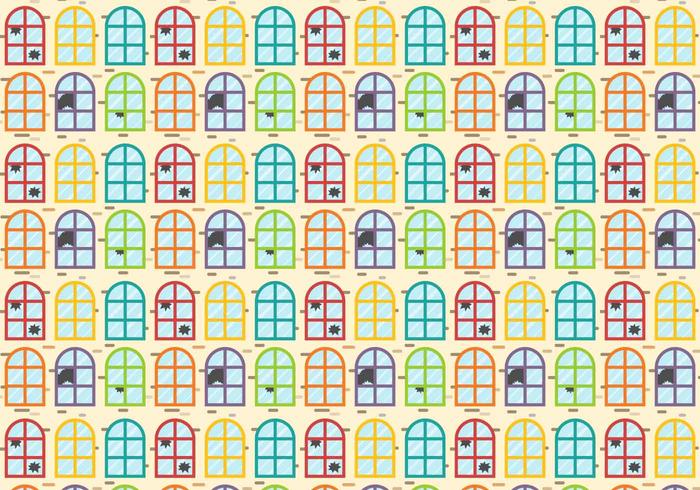 Colorful Broken Windows Vector Colorful Broken Windows Vector