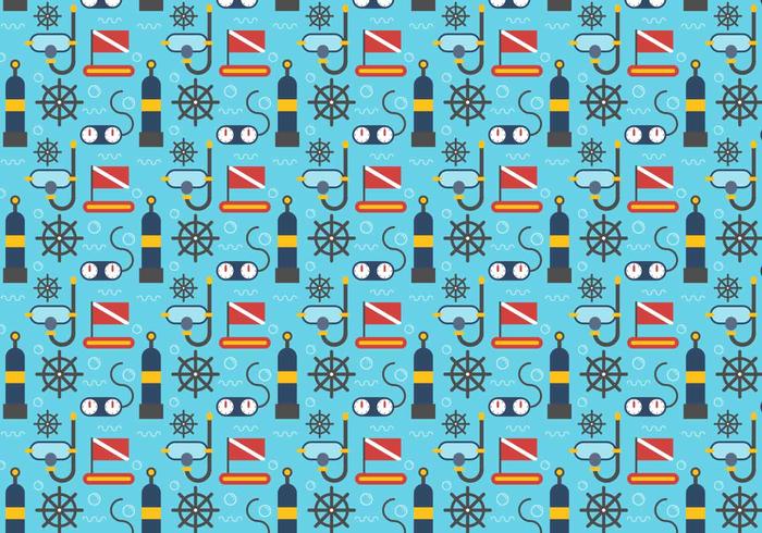 Free Diving Elements Vector Free Diving Elements Vector