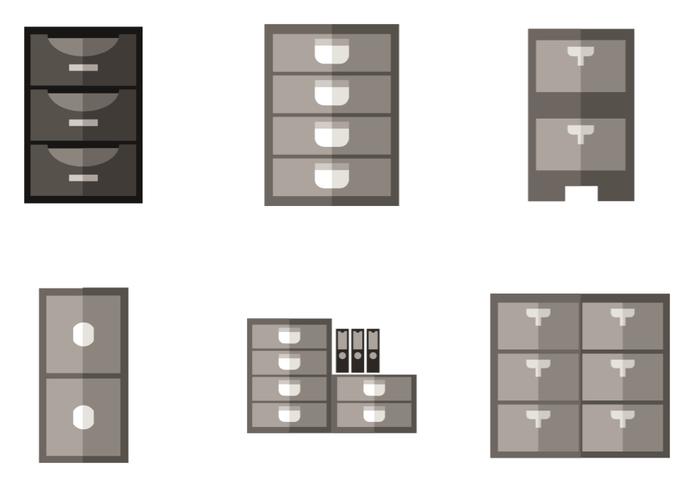 File Cabinet Vector