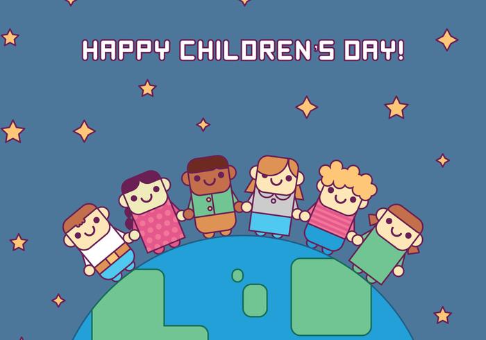 Children Around the World vector