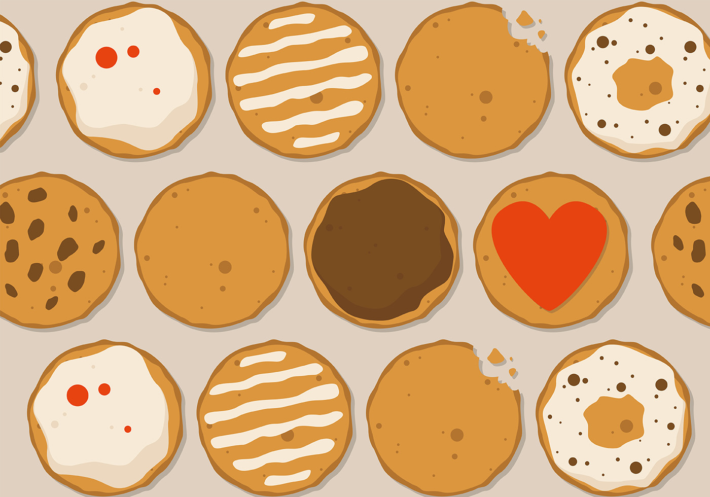 Free icons of cookie svg in various ui design styles for web, mobile, and g...