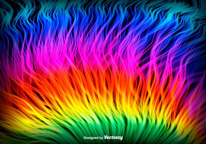 Abstract Style Rainbow Background vector