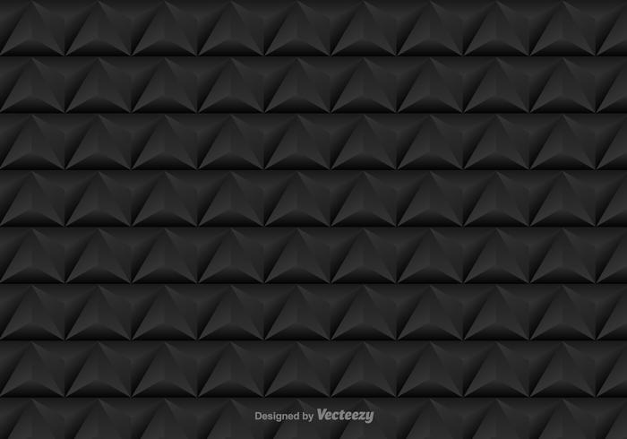 Vector seamless pattern with black triangles