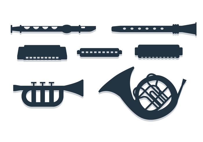 Vectores de instrumentos de banda
