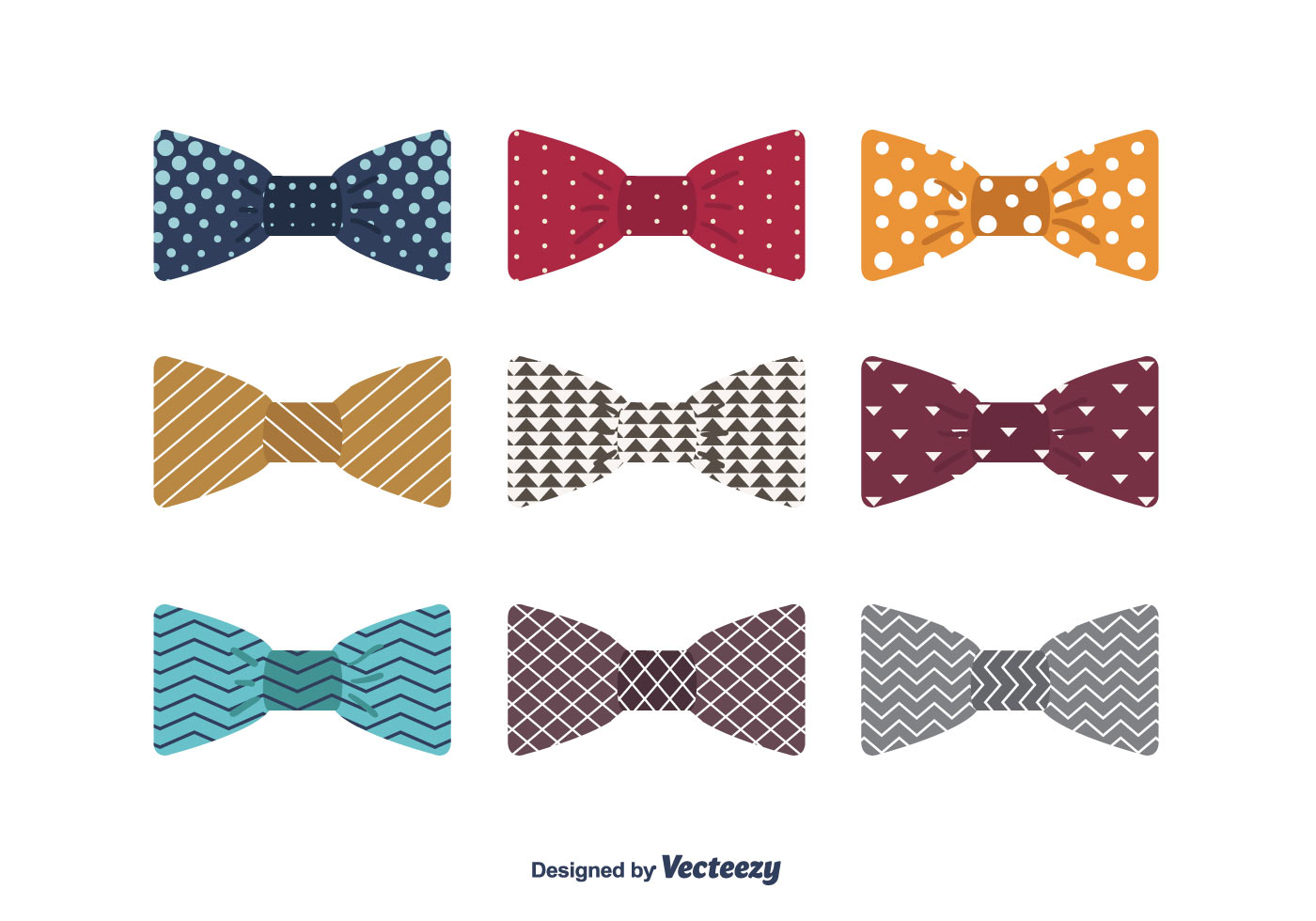 Bow Ties Vector 123638 Vector Art at Vecteezy