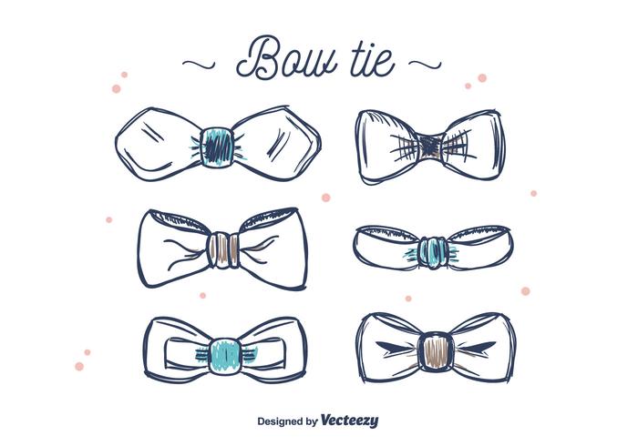 Bow Tie Set Vector