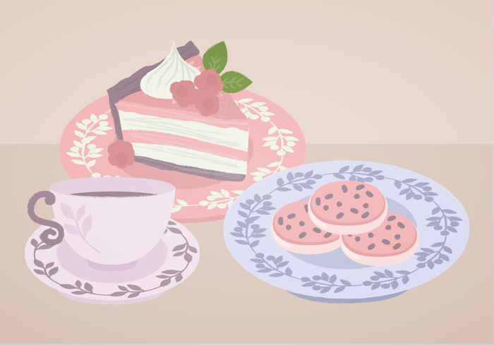 Vector Teacup Illustration Vector Teacup Illustration