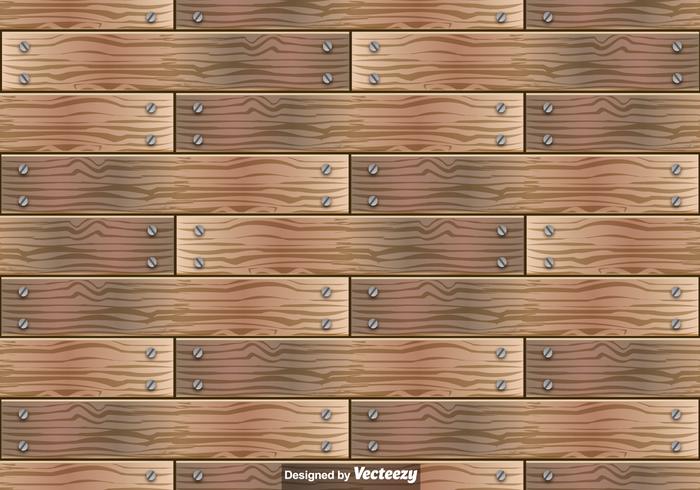 Wooden Planks Vector Seamless Pattern