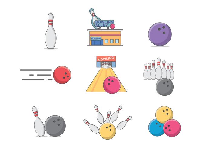 Free Bowling  Vector