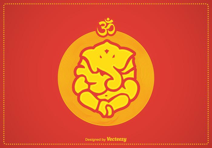 Free Vector Ganpati Illustration