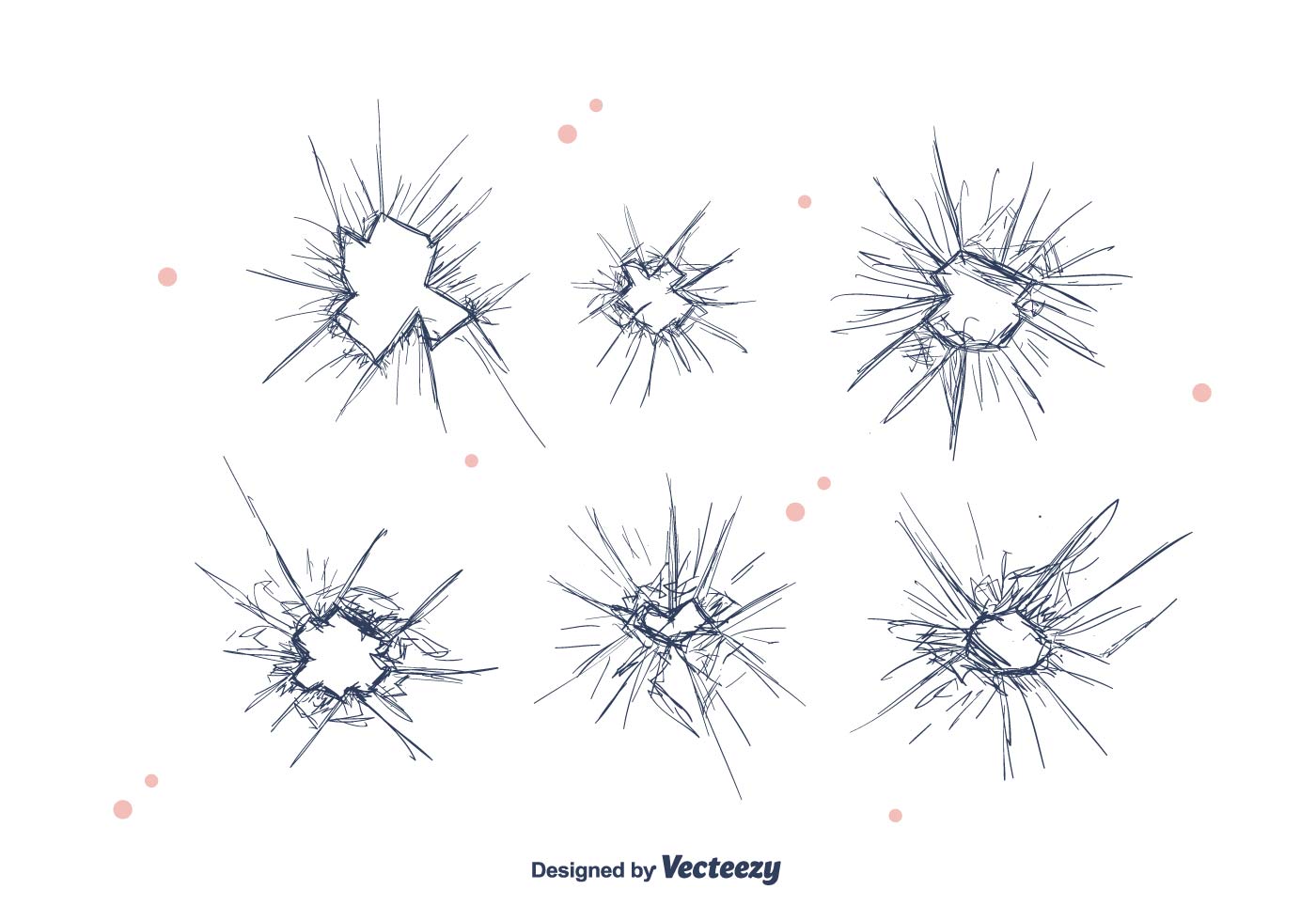 Cracked Glass Vector Vector Art At Vecteezy