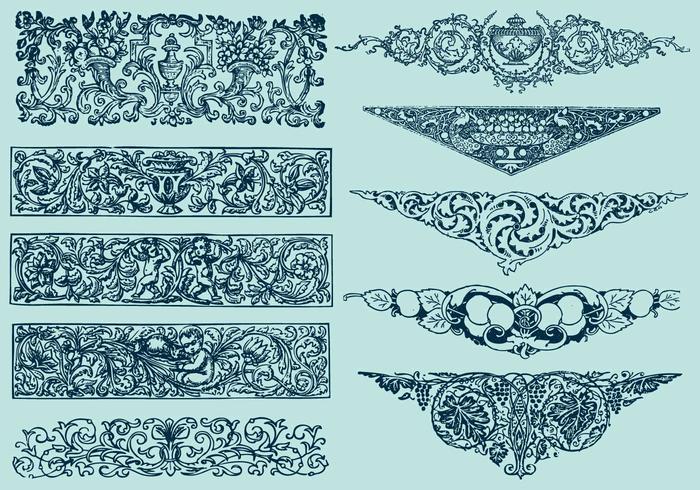 Vintage Dividers vector