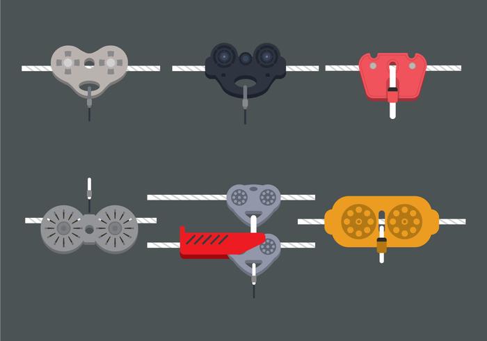 Zipline Vector Zipline Vector