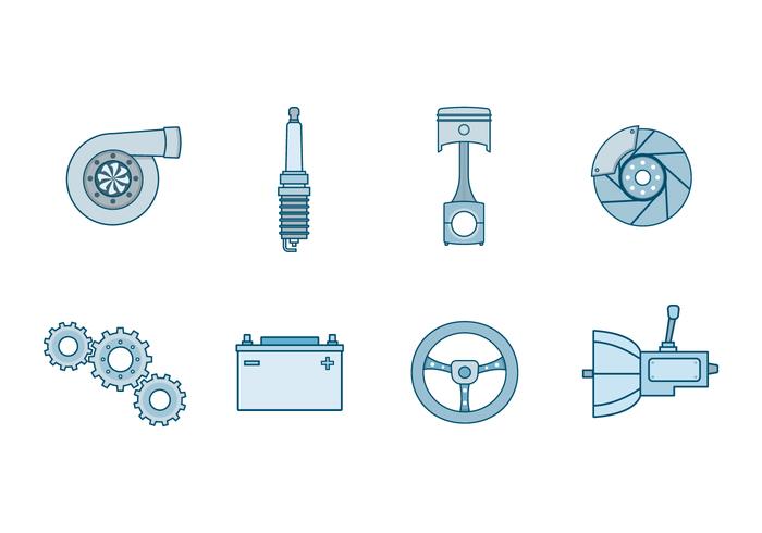 Free Automotive Parts Vector