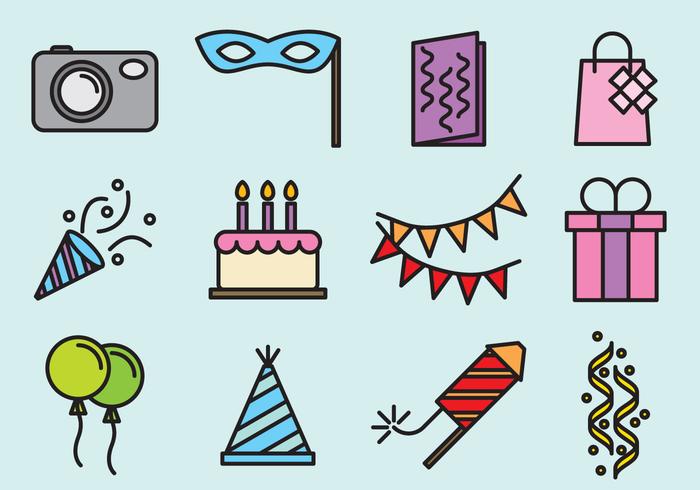 Cute Party Icons Cute Party Icons