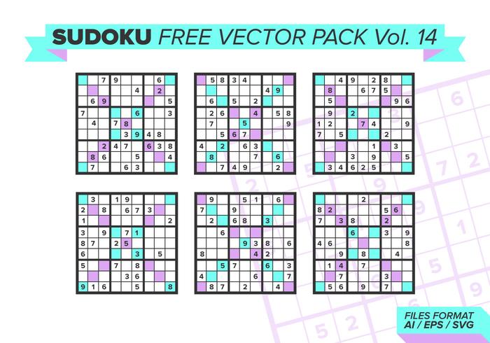 Sudoku Free Vector Pack Vol. 14 Sudoku Free Vector Pack Vol. 14