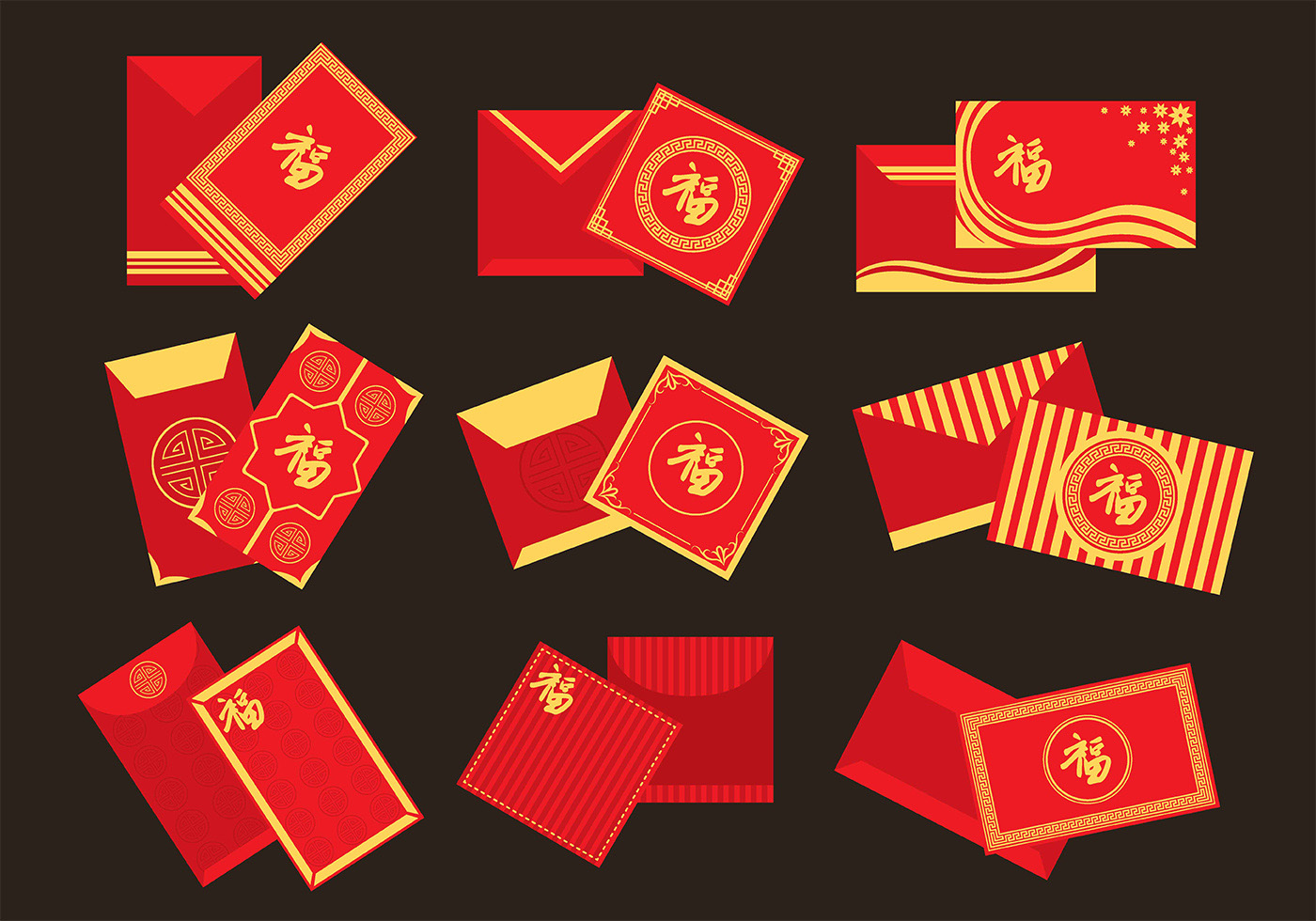 Red Packet Icons - Download Free Vectors, Clipart Graphics & Vector Art1400 x 980