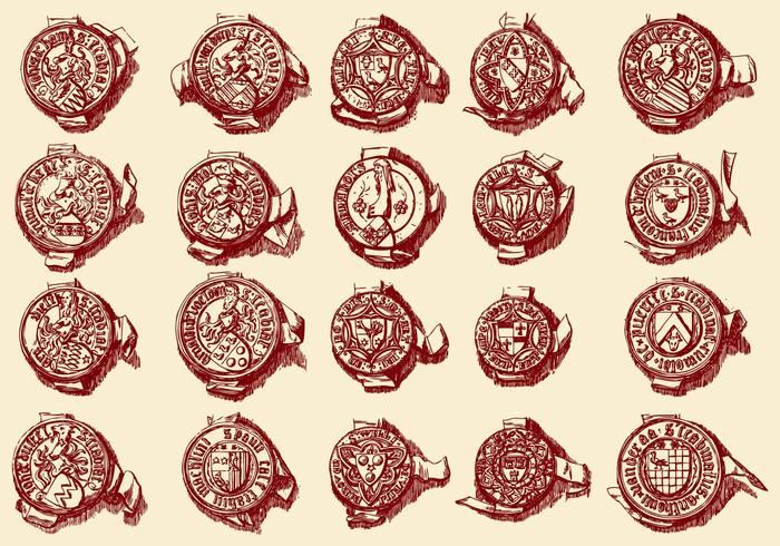 Stamp Seals vector