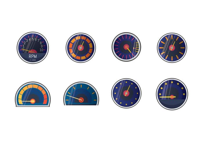 Download Free Tachometer Vector 123858 Vector Art at Vecteezy