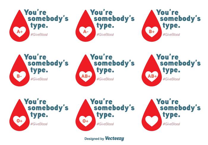 Blood Drive Vector Messages