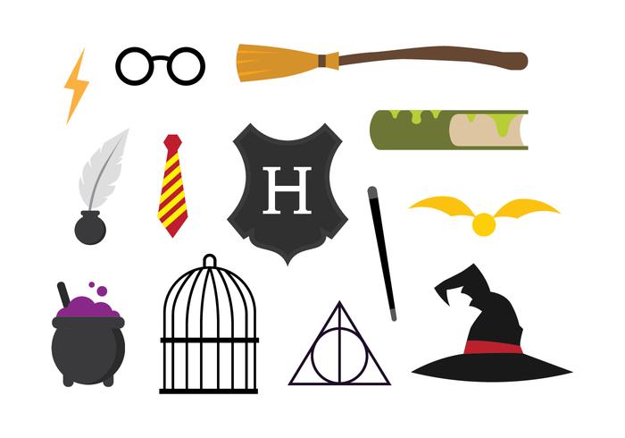 Download Free Hogwarts Vector Set - Download Free Vector Art, Stock ...