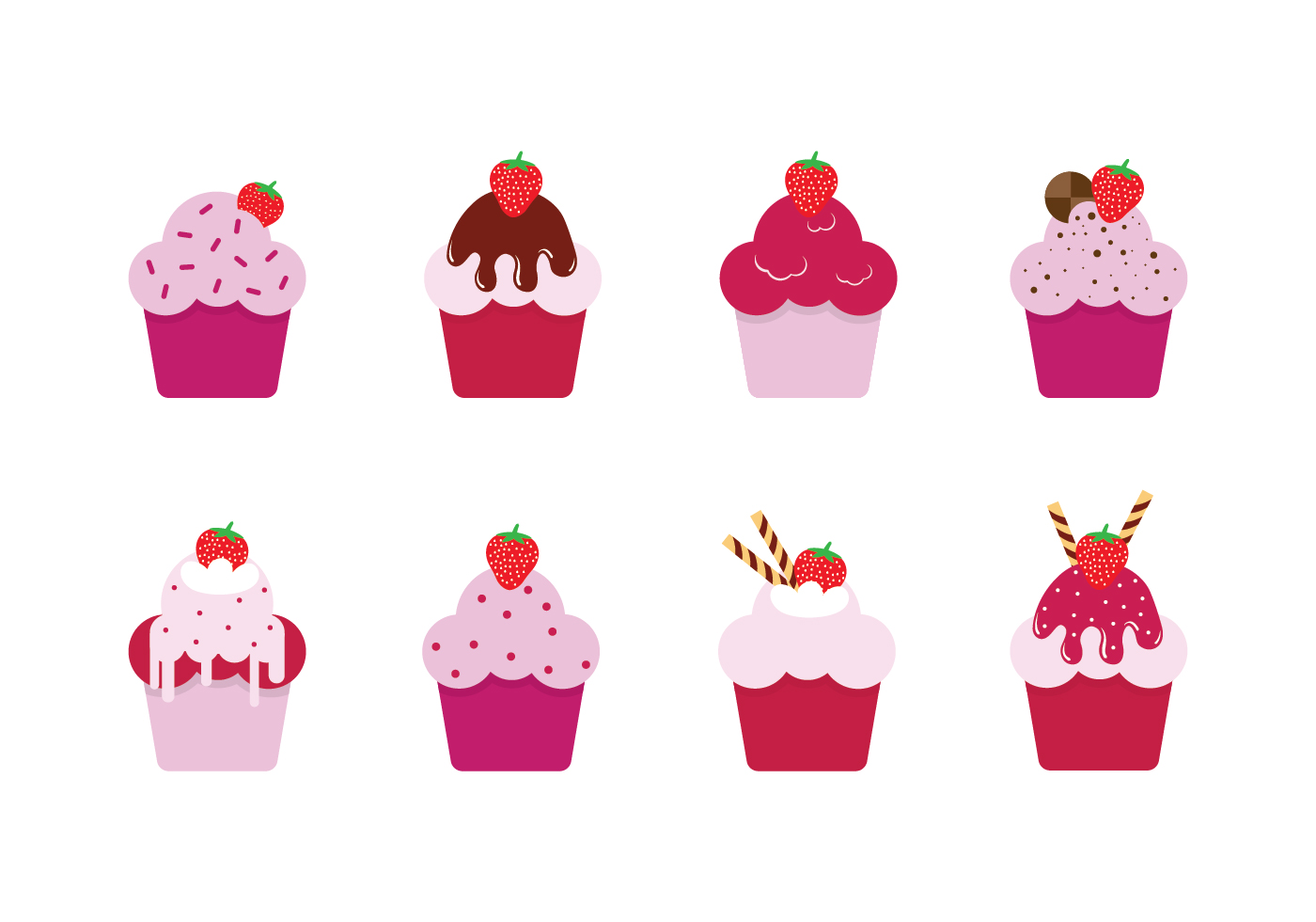 Free Strawberry Shortcakes Vectors Download Free Vector Art, Stock