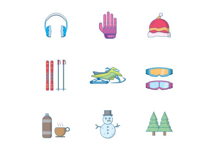 Icono de invierno gratis vector