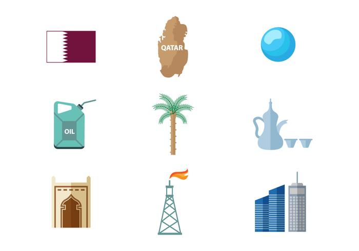Free Qatar Icons Vector Free Qatar Icons Vector