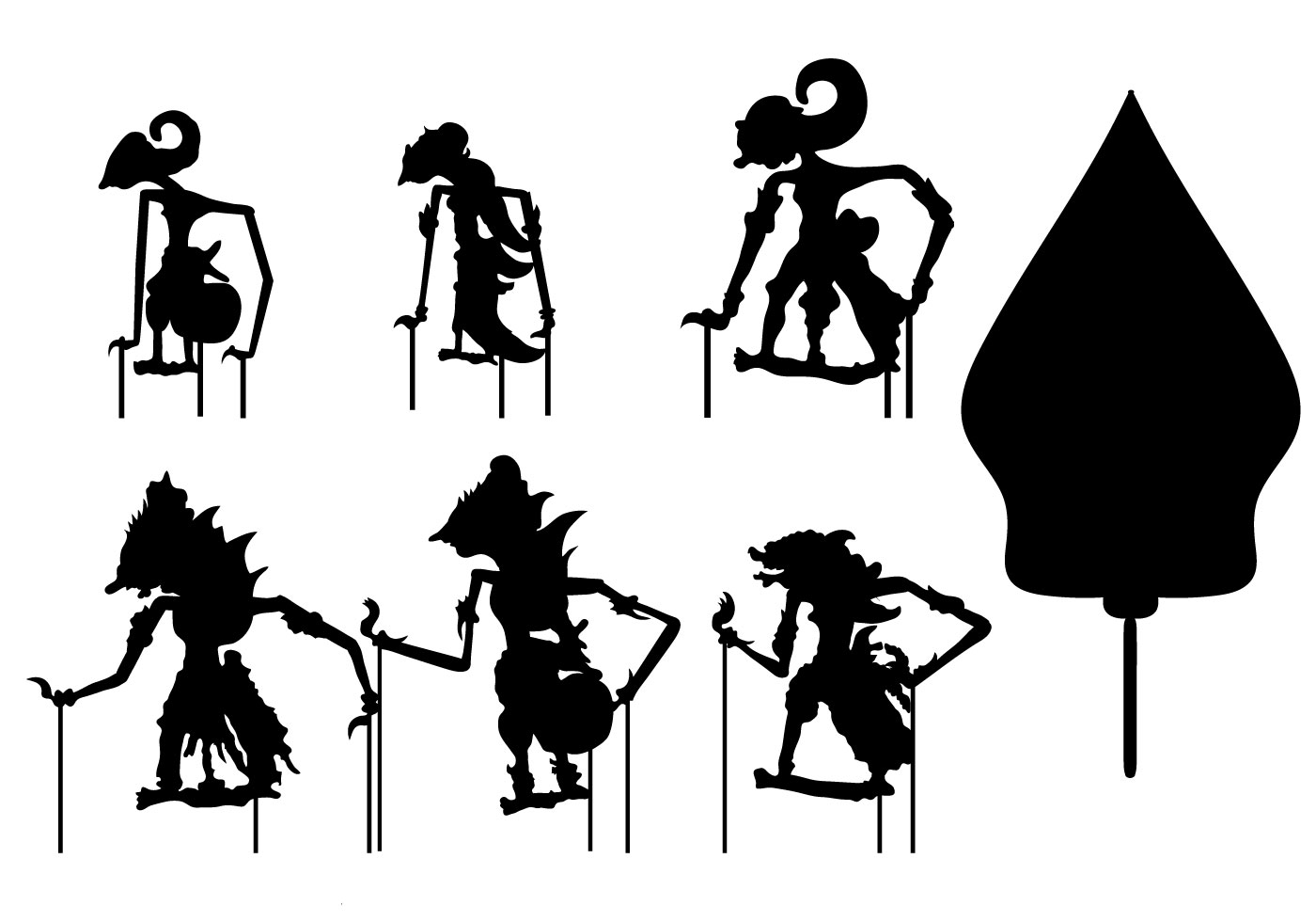 Wayang Vector Download Free Vectors Clipart Graphics 