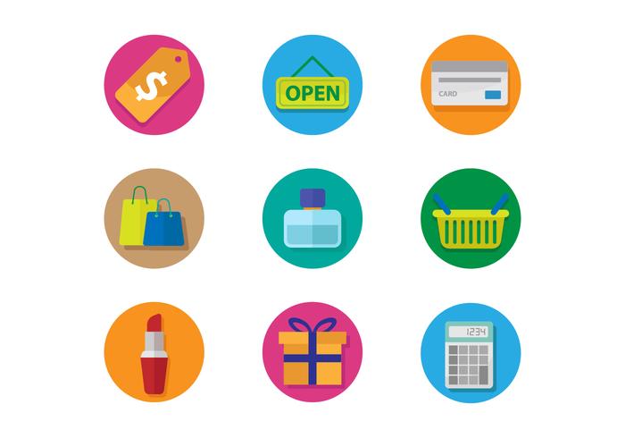 Free Shopping Icons Vector Free Shopping Icons Vector