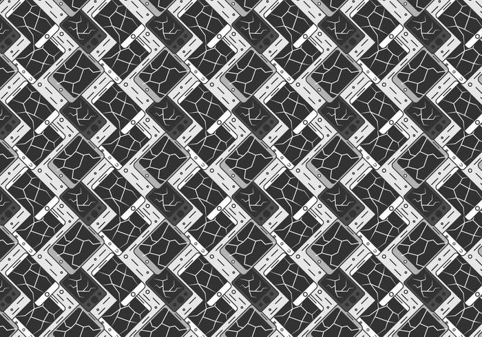 Tech Broken Screen Vector