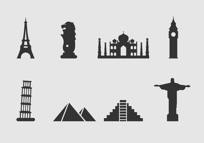 Free Landmark of The World Icon Vector Free Landmark of The World Icon Vector