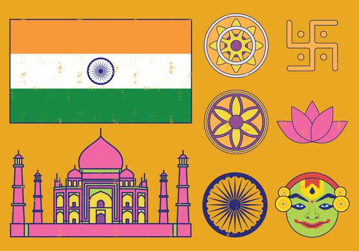 Onam Festival Icons vector